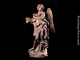 Gian Lorenzo Bernini The Angel of the Superscription painting